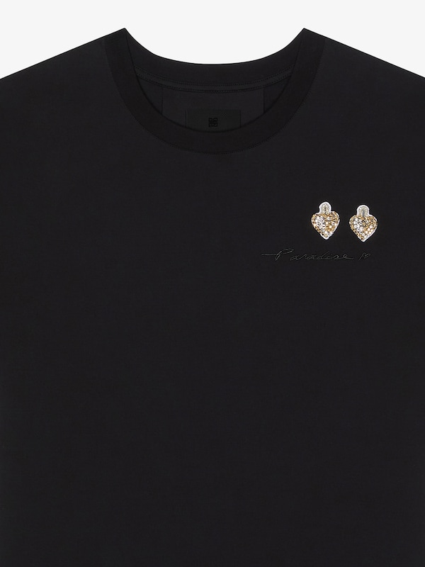 Givenchy T-shirt in cotton with patches Grandes ahorros