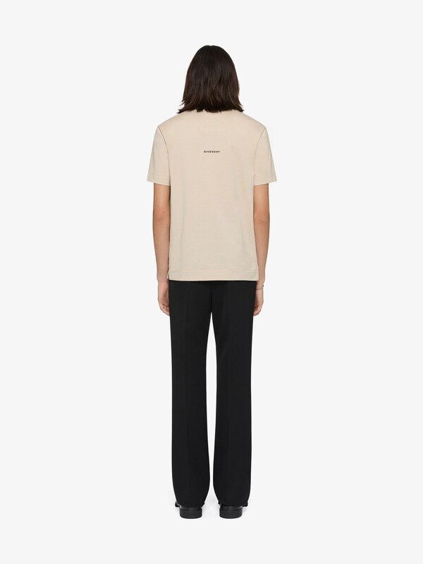 Givenchy Slim fit t-shirt in cotton with 4G embroidery Devoluciones gratuitas