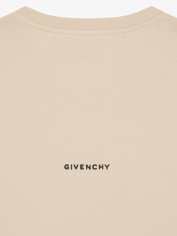 Givenchy Slim fit t-shirt in cotton with 4G embroidery Devoluciones gratuitas