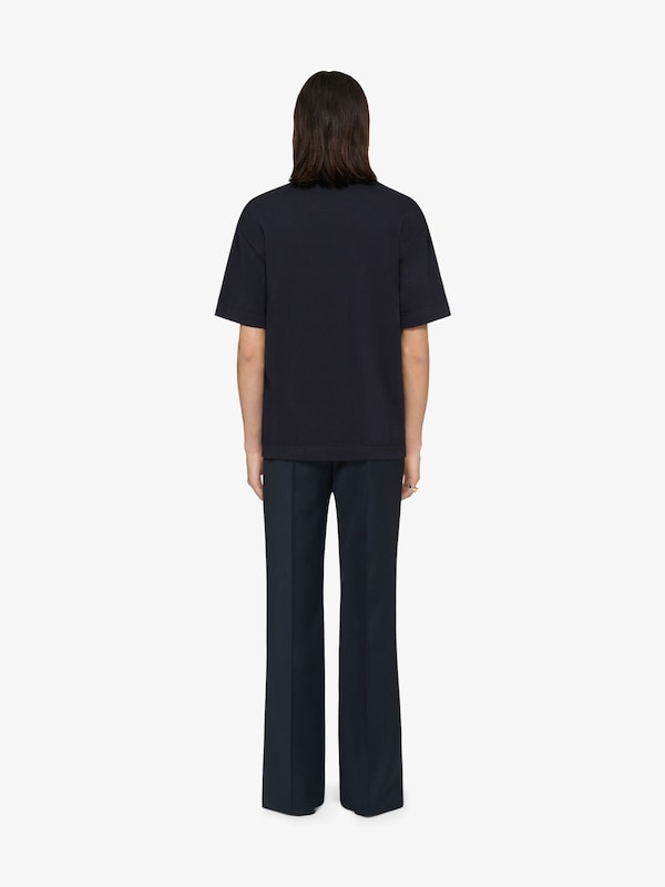 Givenchy T-shirt in knit with HG jacquard En línea