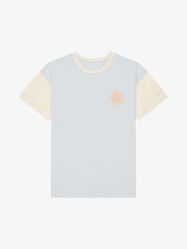 Givenchy T-shirt in cotton with HG embroidery Outlet