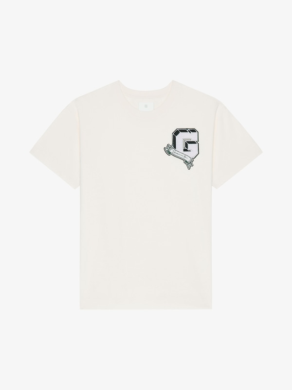 Givenchy GIVENCHY College t-shirt in cotton Rebajas de fábrica