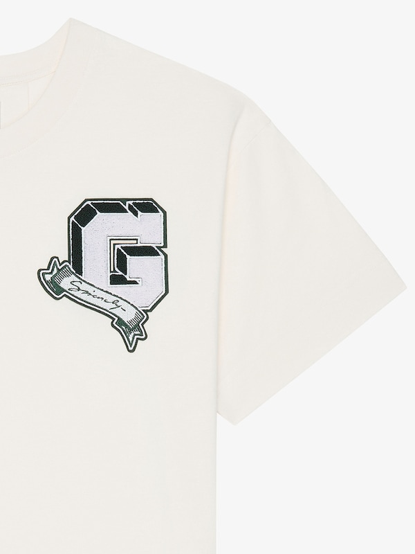 Givenchy GIVENCHY College t-shirt in cotton Rebajas de fábrica