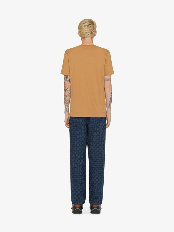 Givenchy Slim fit t-shirt in cotton with 4G embroidery Los más vendidos