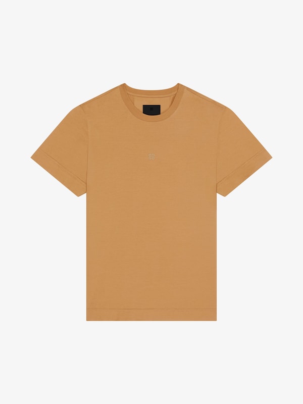 Givenchy Slim fit t-shirt in cotton with 4G embroidery Los más vendidos