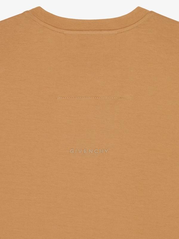 Givenchy Slim fit t-shirt in cotton with 4G embroidery Los más vendidos
