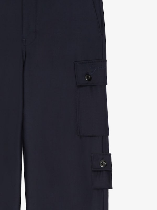 Givenchy Cargo pants in wool and mohair Tienda