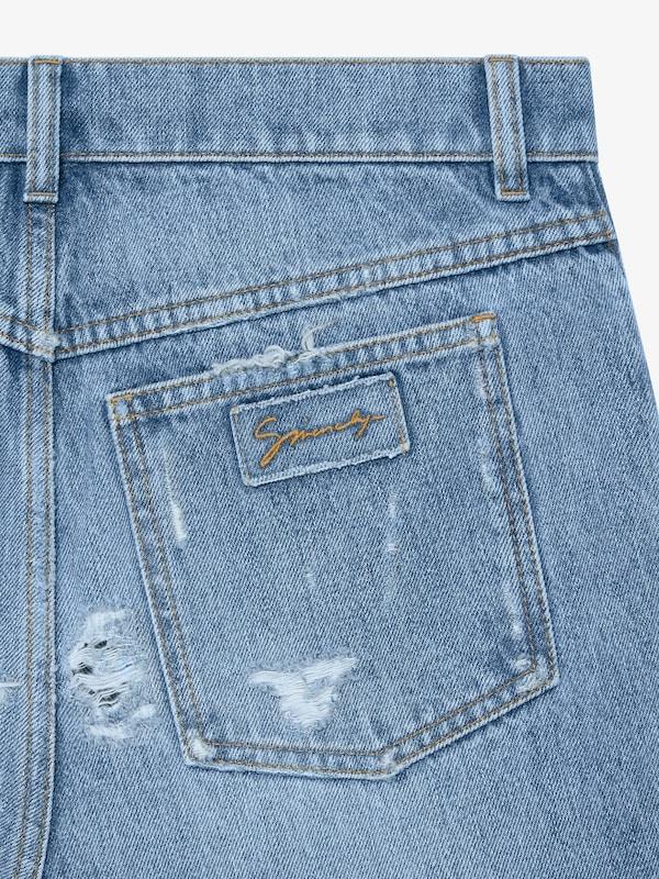 Givenchy Flare jeans in destroyed denim Rebajas top