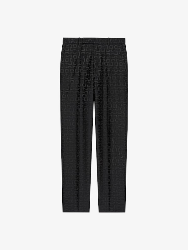 Givenchy Slim fit tailored pants in monogram 72 jacquard Últimos 3 días