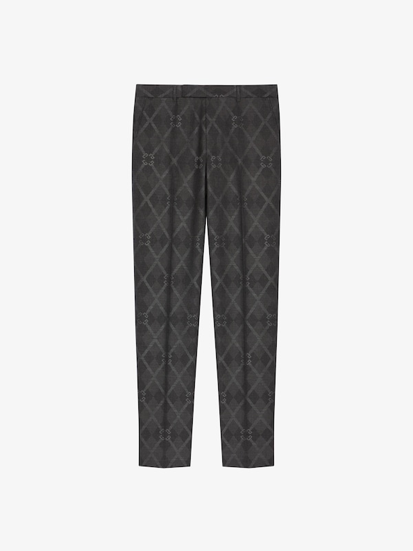 Givenchy Slim fit tailored pants in monogram 72 jacquard COMPRAR AHORA