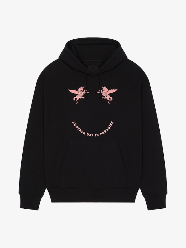 Givenchy Hoodie in fleece with unicorns embroidery Solo hoy