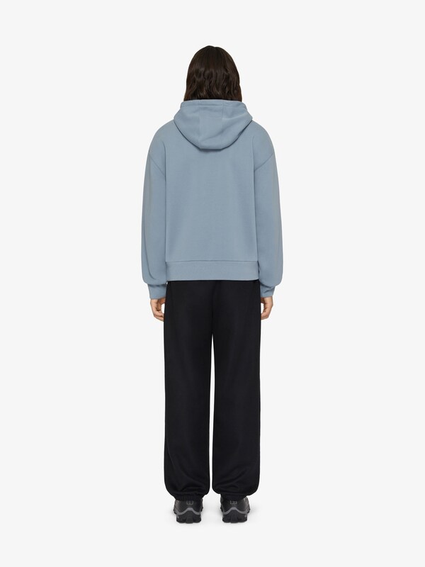 Givenchy Zipped hoodie in fleece with Hubert objects embroidery Oferta especial de fábrica