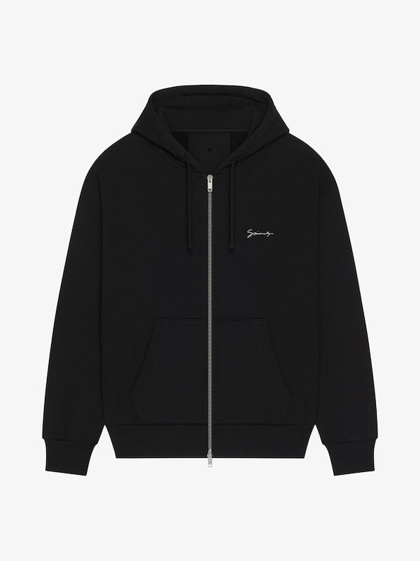 Givenchy Zipped hoodie in fleece with Hubert objects print Superdescuento