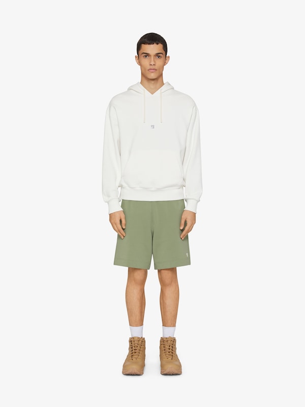 Givenchy Boxy fit hoodie in fleece with 4G detail