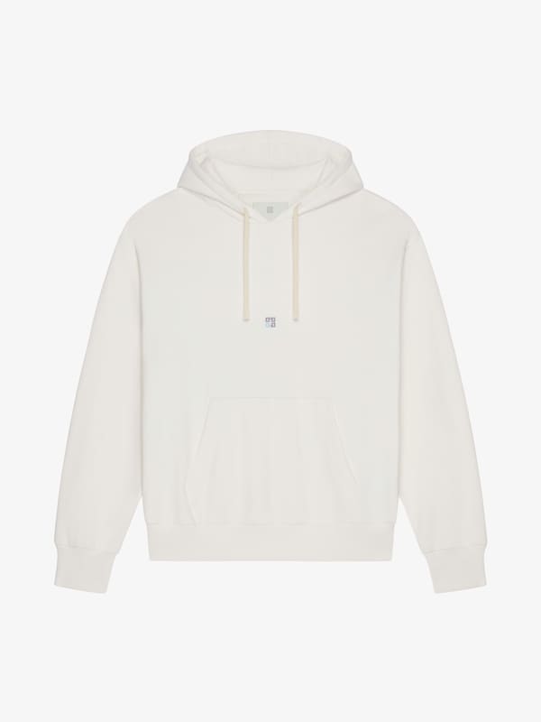 Givenchy Boxy fit hoodie in fleece with 4G detail Limitado a 3 días