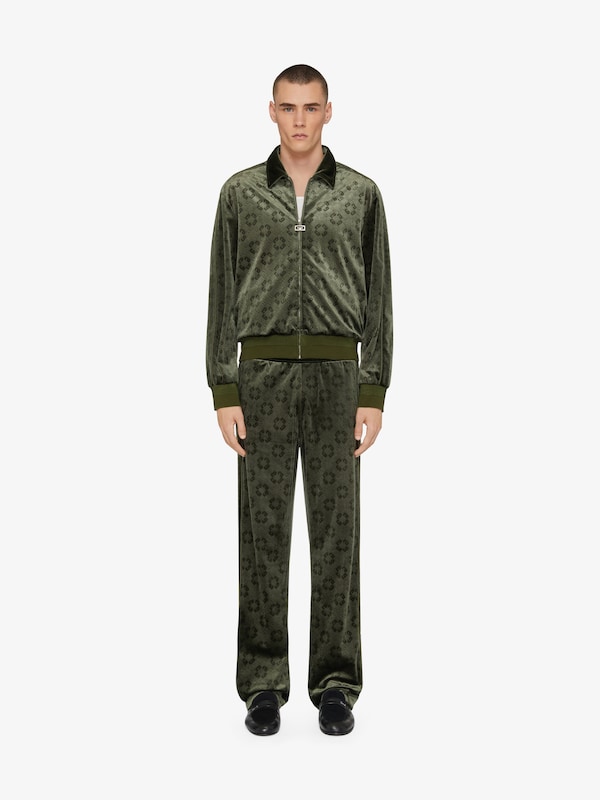 Givenchy Tracksuit jacket in monogram 72 velvet