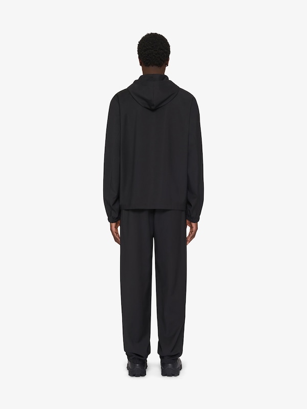 Givenchy Zipped hoodie in wool with 4G detail En oferta