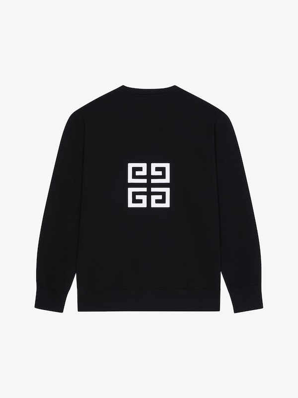 Givenchy GIVENCHY 4G slim fit sweatshirt in fleece Libre de impuestos