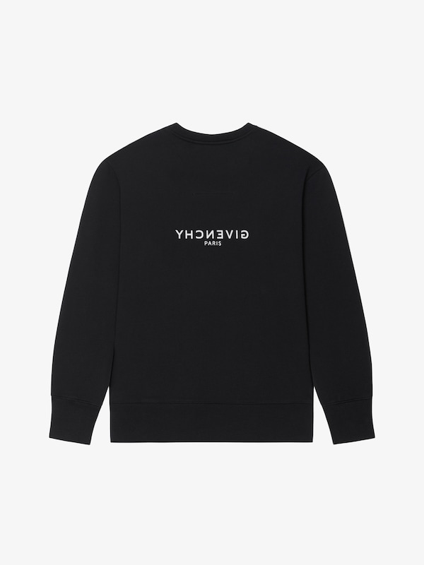 Givenchy GIVENCHY Reverse slim fit sweatshirt in fleece Descuentos del mes