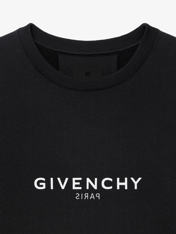 Givenchy GIVENCHY Reverse slim fit sweatshirt in fleece Descuentos del mes