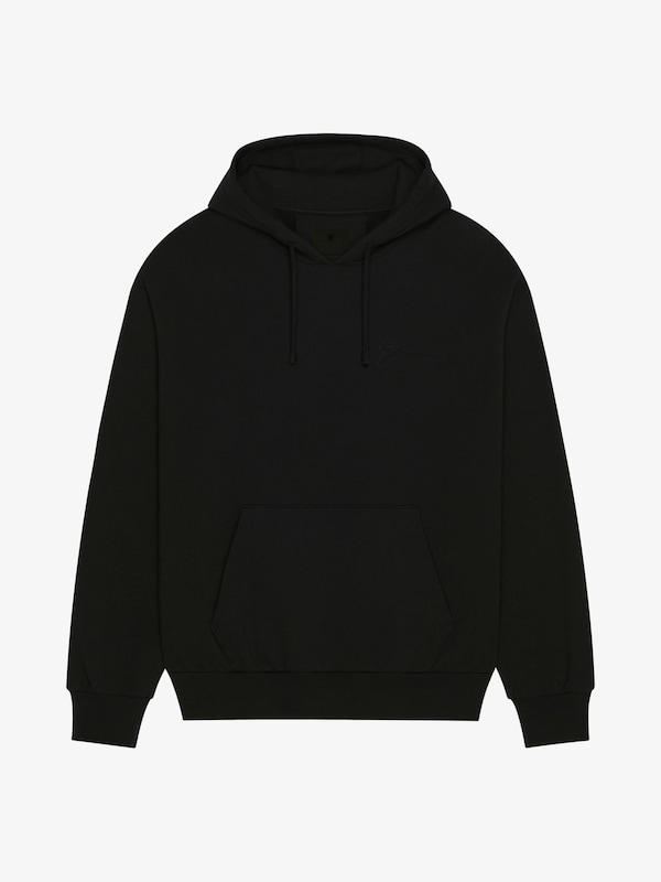 Givenchy Hoodie in fleece with GIVENCHY signature Última moda