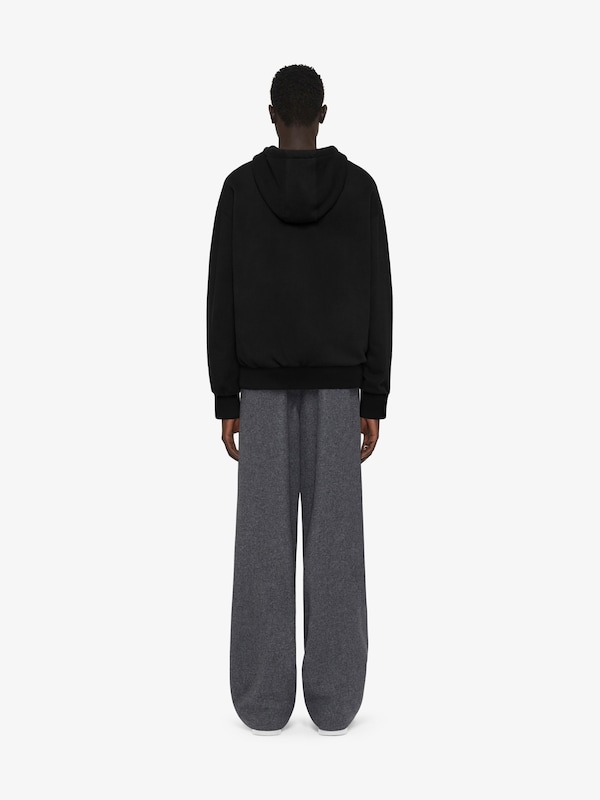 Givenchy Hoodie in fleece with embroidered chandelier and pearls Descuento por venta flash