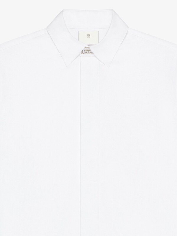 Givenchy Shirt in cotton with 2G clip Ofertas de temporada