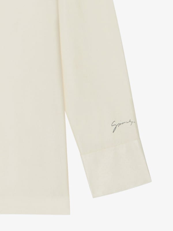 Givenchy Shirt in silk with hair print lavalliere Grandes ahorros