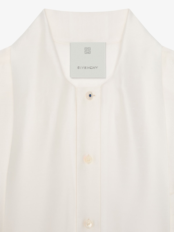 Givenchy Shirt in silk blend with lavalliere and HG embroidery Rebajas de fin de temporada