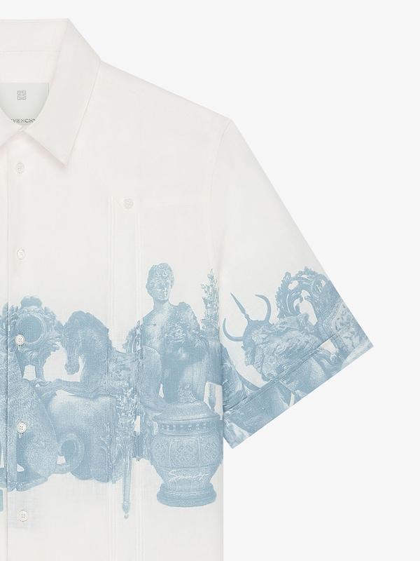 Givenchy Shirt in linen with Hubert objects print 2025