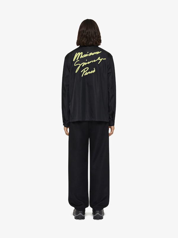 Givenchy Maison GIVENCHY embroidery overshirt Venta caliente