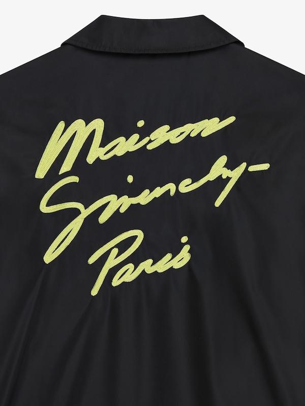 Givenchy Maison GIVENCHY embroidery overshirt Venta caliente