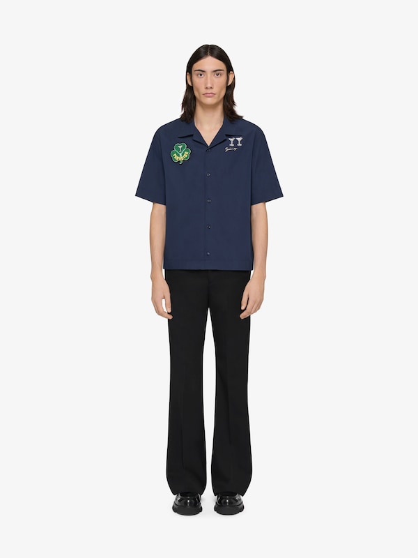 Givenchy Shirt in poplin with patches