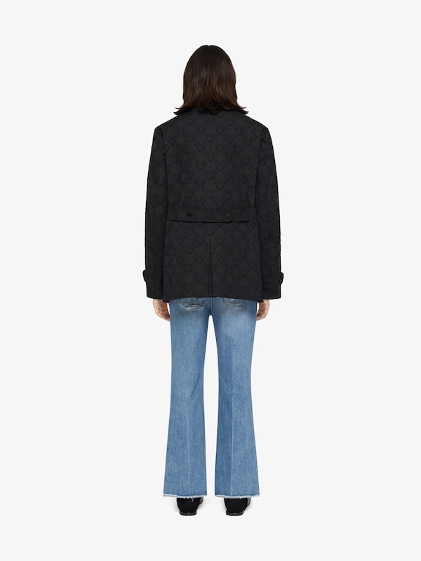 Givenchy Pea coat in monogram 72 cotton Tienda
