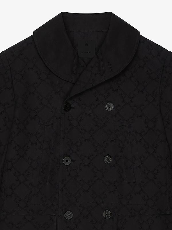 Givenchy Pea coat in monogram 72 cotton Tienda