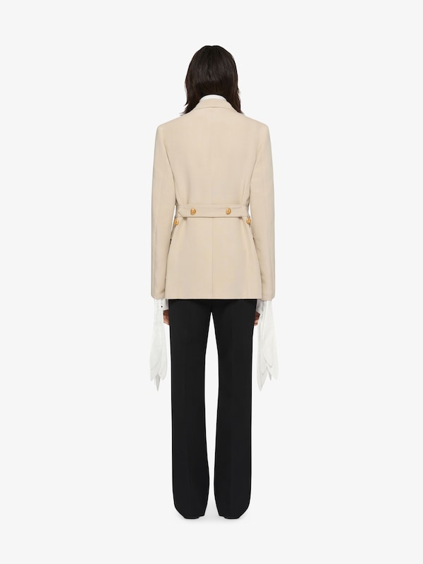 Givenchy Military jacket in silk and cotton Liquidación
