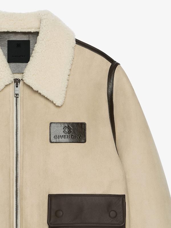 Givenchy Aviator jacket in shearling Rebajas online