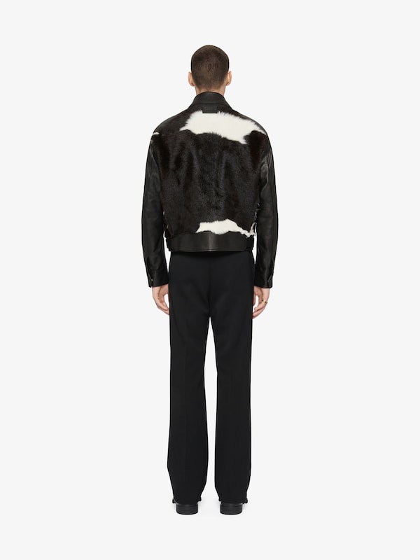 Givenchy Biker jacket in calfskin leather Rebajas top