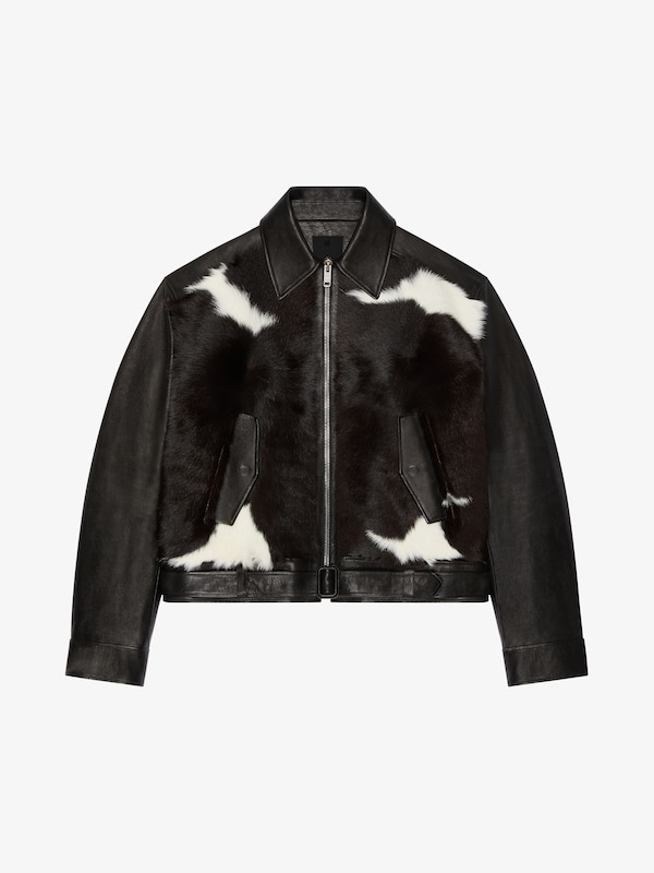 Givenchy Biker jacket in calfskin leather Rebajas top