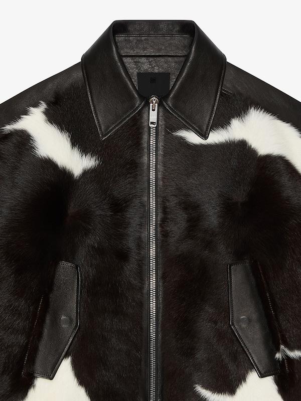 Givenchy Biker jacket in calfskin leather Rebajas top