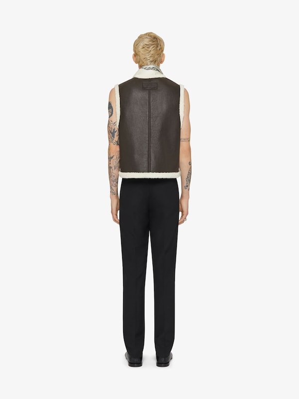 Givenchy Waistcoat in shearling Envío gratis