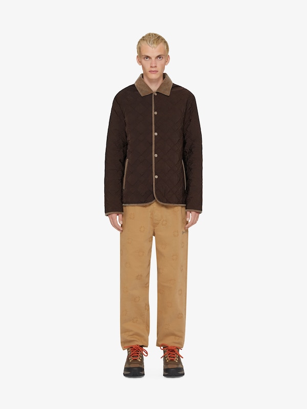 Givenchy Padded jacket in mixed fabrics with monogram 72 Oferta especial