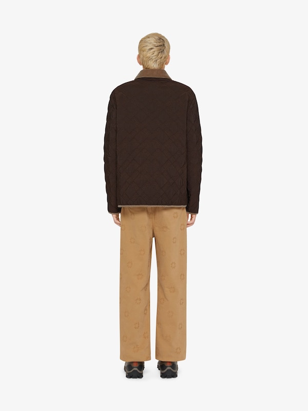 Givenchy Padded jacket in mixed fabrics with monogram 72 Oferta especial