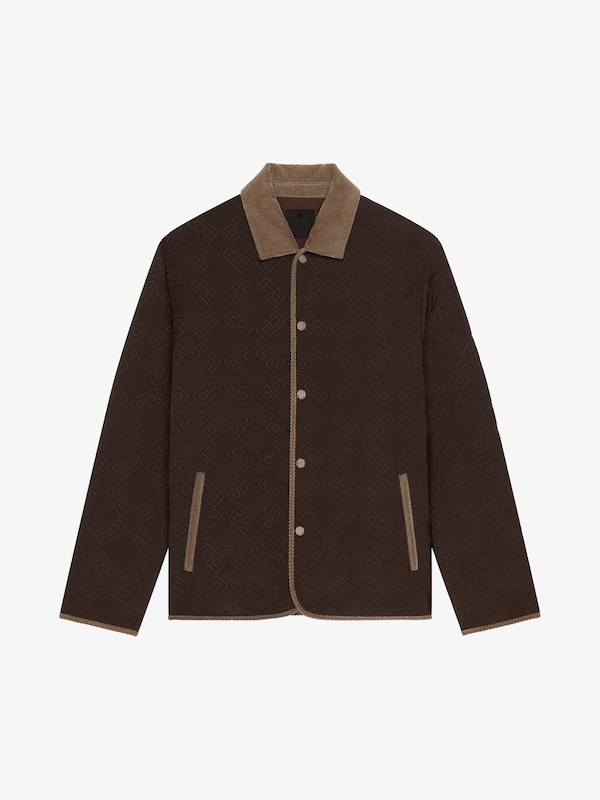 Givenchy Padded jacket in mixed fabrics with monogram 72 Oferta especial