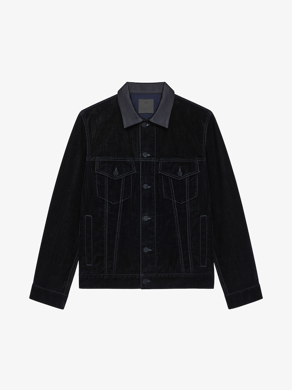 Givenchy Jacket in velvet flocked denim with satin collar ÚLTIMAS EDICIONES