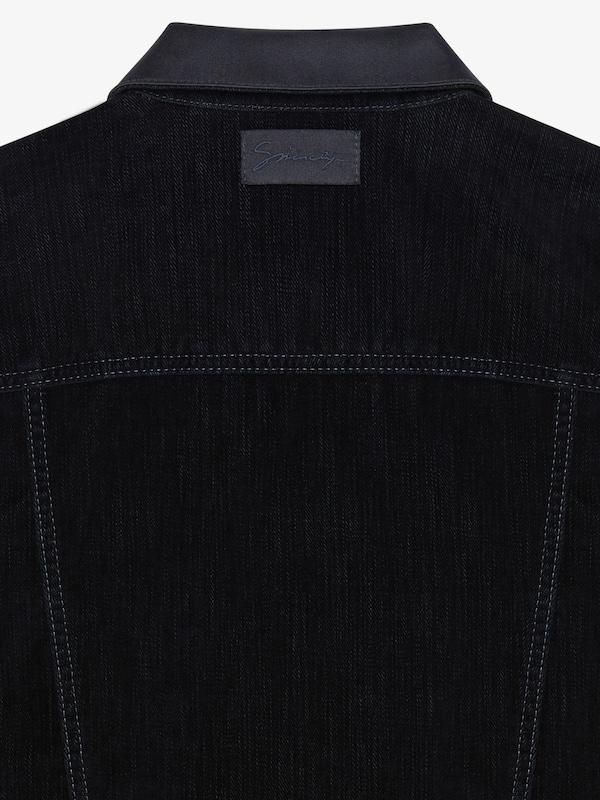 Givenchy Jacket in velvet flocked denim with satin collar ÚLTIMAS EDICIONES