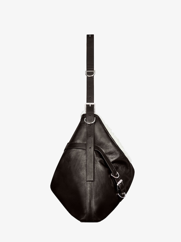 Givenchy Large Voyou bag in shearling Tienda de fábrica