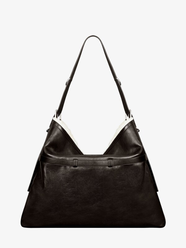 Givenchy Large Voyou bag in shearling Tienda de fábrica