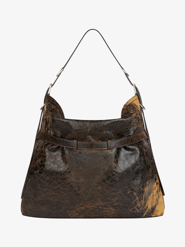 Givenchy Large Voyou bag in crackled leather Ahorra y exporta