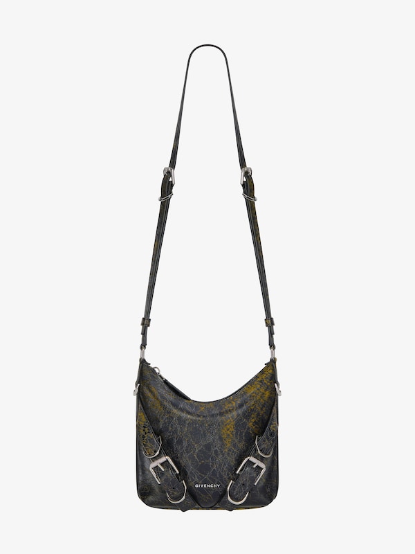 Givenchy Small Voyou Crossbody bag in crackled leather Oferta exclusiva